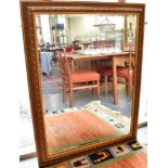 A GILT FRAMED BEVEL EDGED WALL MIRROR 91cm x 117cm Condition Report : good, no issues Condition