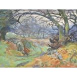 ATTRIBUTED PHYLLIS BRAY (1911-1991 EAST LONDON GROUP) Woodland Landscape Watercolour Unsigned,