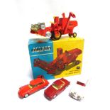 A CORGI MAJOR TOYS NO.1111, MASSEY-FERGUSON 780 COMBINE HARVESTER red and yellow, fair condition (