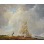 RICHARD TEAROE (20TH CENTURY) Four rural landscapes Three oils on canvas, one oil on board Each
