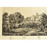 AFTER CHARLES CATTERMOLE (1832-1900) Two Victorian engravings 'The Battle of Preston & Walton' and