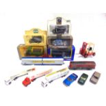 ASSORTED DIECAST MODEL VEHICLES variable condition, five of them mint or near mint and boxed;