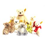 EIGHT STEIFF COLLECTOR'S MINIATURE TEDDY BEARS including 'Teddy Bear Lladro Ornament' (EAN