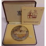 A GREAT WESTERN RAILWAY 150TH ANNIVERSARY 1835-1985 SILVER MEDAL in Royal Mint case of issue, (