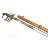 A BRITISH 1845 PATTERN INFANTRY OFFICER'S SWORD, BY GRINDLEY & CO., LONDON the 32 3/4 inch (83cm)
