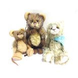 THREE CHARLIE BEARS ISABELLE COLLECTION SOFT TOYS comprising two mice, 'Bubble' and 'Squeak', and