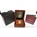 GREAT BRITAIN - ELIZABETH II (1952-), SOVEREIGN, 2015 gold proof, with Royal Mint certificate of