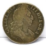 GREAT BRITAIN - WILLIAM III (1694-1702), CROWN, 1696 (OCTAVO) third bust.