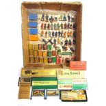 [O GAUGE]. A PLATFORM ACCESSORY COLLECTION mainly Hornby, comprising figures, luggage, trolleys,