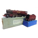 [OO GAUGE]. A HORNBY DUBLO NO.EDL2, B.R. DUCHESS CLASS 4-6-2 TENDER LOCOMOTIVE 'DUCHESS OF