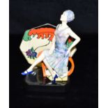 A LIMITED EDITION KEVIN FRANCIS FIGURE 'TEA WITH CLARICE CLIFF' numbered 1862/2000 Condition