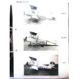 [PHOTOGRAPHS]. AVIATION Approximately 610 reprinted black and white photographs of early to mid 20th