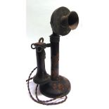 A STICK TELEPHONE 29.5cm high.