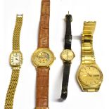 A COLLECTION OF GENTS AND LADIES WRISTWATCHES To include Marvin Skeleton watch in working