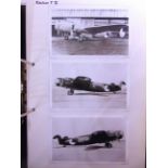 [PHOTOGRAPHS]. AVIATION Approximately 500 reprinted black and white photographs of early to mid 20th