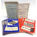 FOOTBALL - PROGRAMMES, BRISTOL comprising thirty-four Bristol City, circa 1956-66; and forty-seven