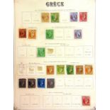 STAMPS - A GREECE COLLECTION together with Turkey and a small quantity of others, (loose album