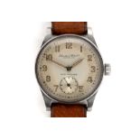 GENTLEMANS SCHAFFHAUSEN VINTAGE WRISTWATCH Vintage wristwatch with champagne dial, signed