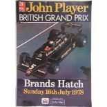 MOTOR SPORT - PROGRAMMES comprising those for the Formula 1 British Grand Prix, 1978; 1984; 1985;