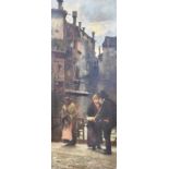 ANGELO DALL'OCO BIANCA (ITALIAN 1858-1942) Venetian street scene Oil on canvas signed lower right