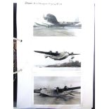 [PHOTOGRAPHS]. AVIATION Approximately 975 reprinted black and white photographs of early to mid 20th
