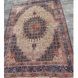 A RED GROUND LORI RUG 2.25m x 1.45m Condition Report : generally good, some fiading/abrash Condition