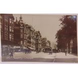 POSTCARDS - ASSORTED Approximately 112 cards, comprising real photographic views of Piccadilly,