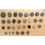 METAL DETECTING FINDS - ASSORTED ROMAN COINS in variable, excavated condition.