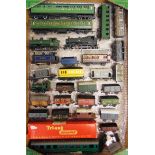[OO GAUGE]. A MISCELLANEOUS COLLECTION comprising four locomotives, seven coaches, and fifteen