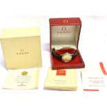 OMEGA SEAMASTER A GENTLEMAN'S VINTAGE HONEYCOMB SEAMASTER WATCH (manual wind), the signed