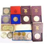 COINS - GREAT BRITAIN & OTHER comprising a Victoria (1837-1901) crown, 1845, young head, shield to