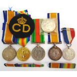 A GREAT WAR PAIR OF MEDALS TO PRIVATE D.J. MC MILLAN, ARMY SERVICE CORPS comprising the British