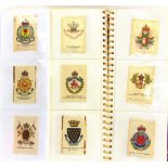 CIGARETTE CARDS - SILKS Approximately 143 assorted cards, comprising football colours; regimental