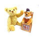 TWO STEIFF COLLECTOR'S TEDDY BEARS comprising 'British Collectors' Teddy Bear 2003' (EAN 660995),