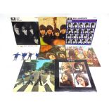 RECORDS - THE BEATLES eight lps, comprising With the Beatles, Uk mono, Parlophone PMC 1206, matrix