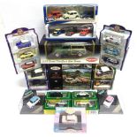 ASSORTED DIECAST MODEL MINIS by Kyosho (1), Corgi (6), Vitesse (2) and others, each mint or near