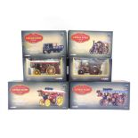 SIX CORGI VINTAGE GLORY DIECAST MODELS comprising a No.80101, Fowler B6 Showman's Locomotive (The