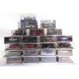 TWENTY-TWO 1/43 SCALE GE FABBRI JAMES BOND DIECAST MODEL VEHICLES comprising those from The World is