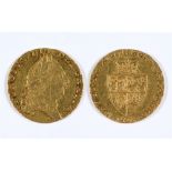 GREAT BRITAIN - GEORGE III (1760-1820), GUINEA, 1792 fifth laureate head, 'spade'-shaped shield to