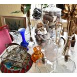 MIXED GLASSWARE ETC. (TABLE TOP)