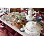 MIXED CERAMICS: ROYAL WORCESTER EVESHAM ETC. (TABLE TOP)