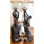 PAIR OF ART DECO STYLE TABLE LAMPS