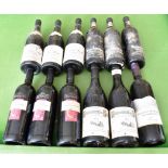 TWELVE BOTTLES ASSORTED WINE