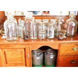 QTY KILNER JARS, DEMI-JOHNS ETC.