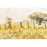 C.M. PELL The Wick and District Beagles nr. Little Harle, Northumbria, watercolour, signed and dated