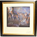 AFTER DANIEL CRANE 'Dawn Chorus' limited edition colour print, No 246/250, signed, titled,