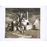 [PRINTS]. C.O. Smith (early-mid 20th century) 'Woodland Scene', mezzotint, titled lower left, signed