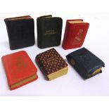 [MISCELLEANEOUS]. MINIATURES Six assorted volumes, namely The Holy Bible, comprising the Old and New