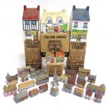 A WADE COLLECTION comprising a Village Stores Tea Storage Jar (Ye Olde Tearoom), boxed; Village