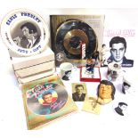 POP MEMORABILIA - ELVIS PRESLEY Assorted collectables, comprising twenty-three records, including